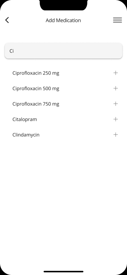 medicine detail search