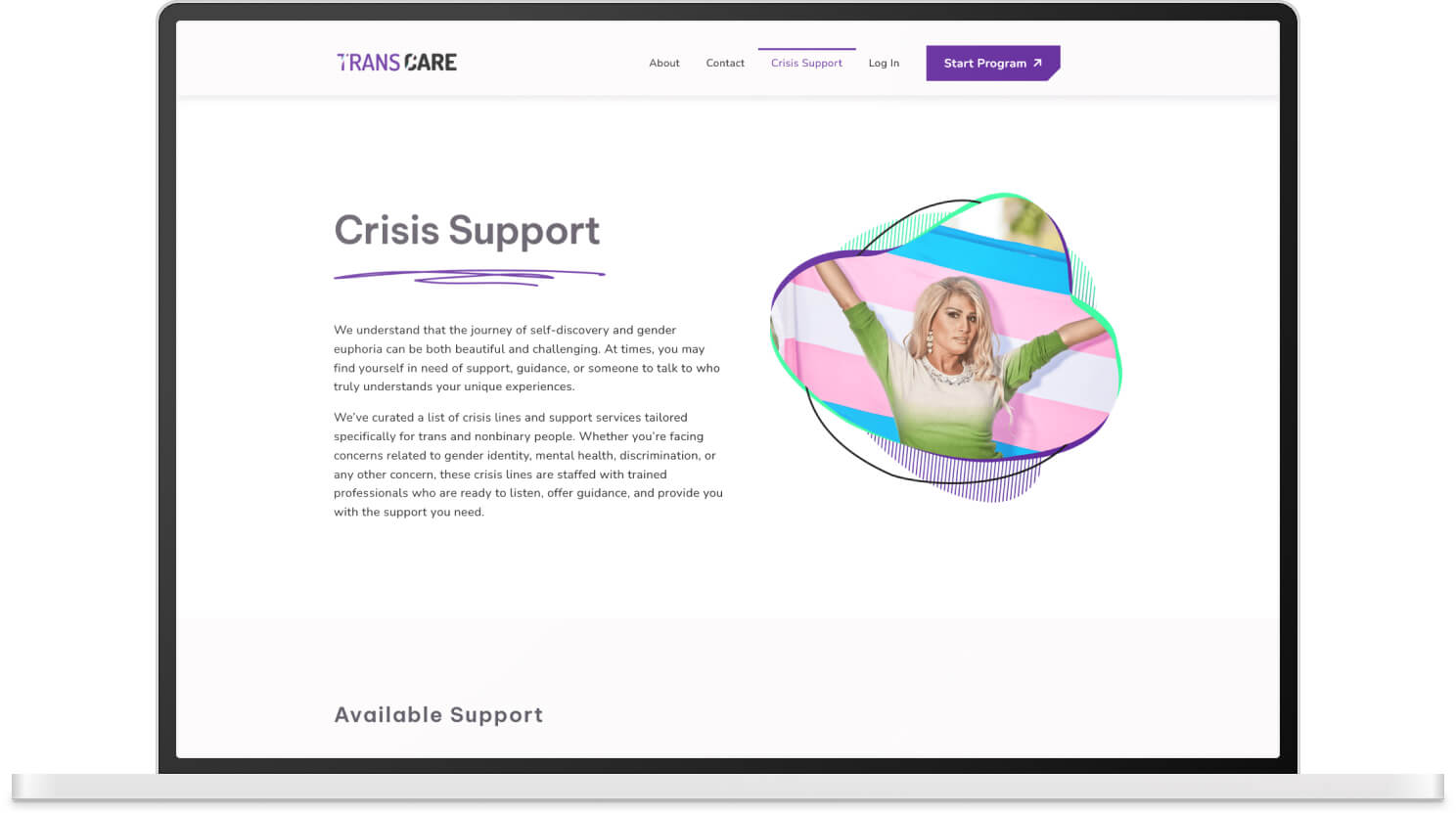 support laptop