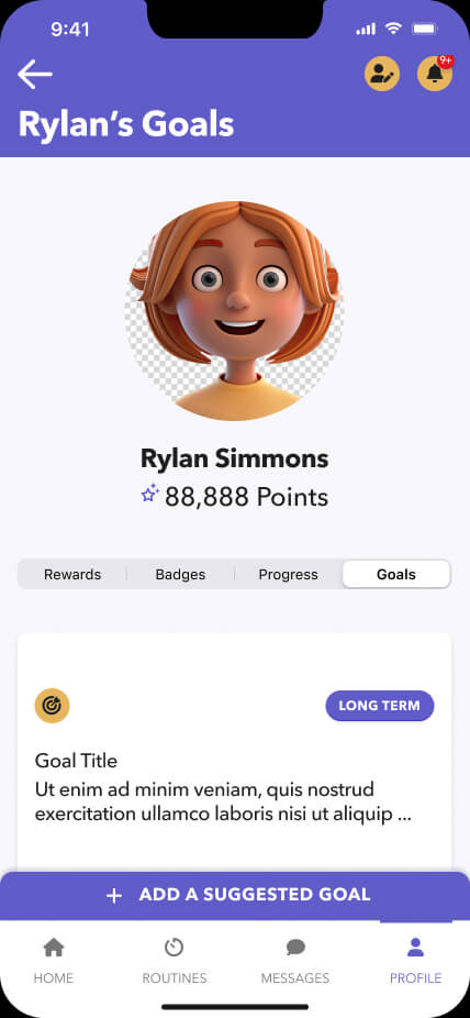 goals landing page