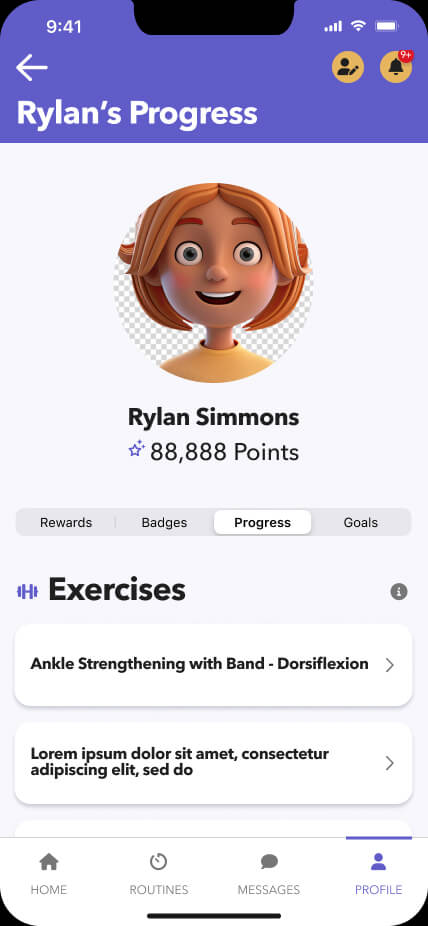 progress landing page